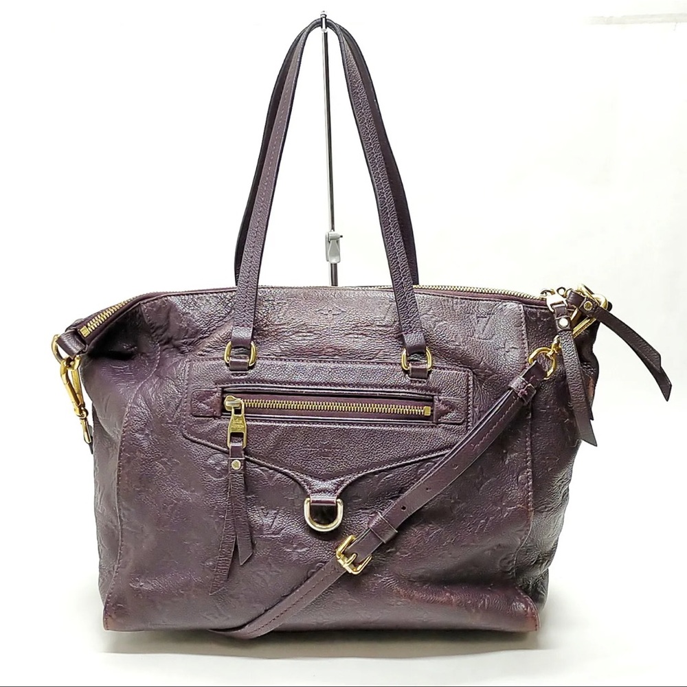 Louis Vuitton LV Shoulder Bag M41240 Sac marin Bordeaux Monogram Empreint2422264